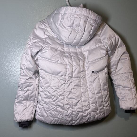 Obermeyer Girls' Leia Insulated Ski Snow Jacket Coat Teen M 10/12 White/gray/bla - Picture 12 of 16